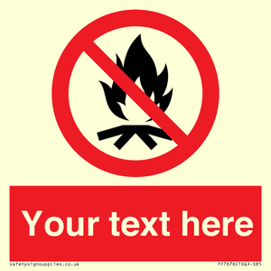 Custom prohibition No campfire